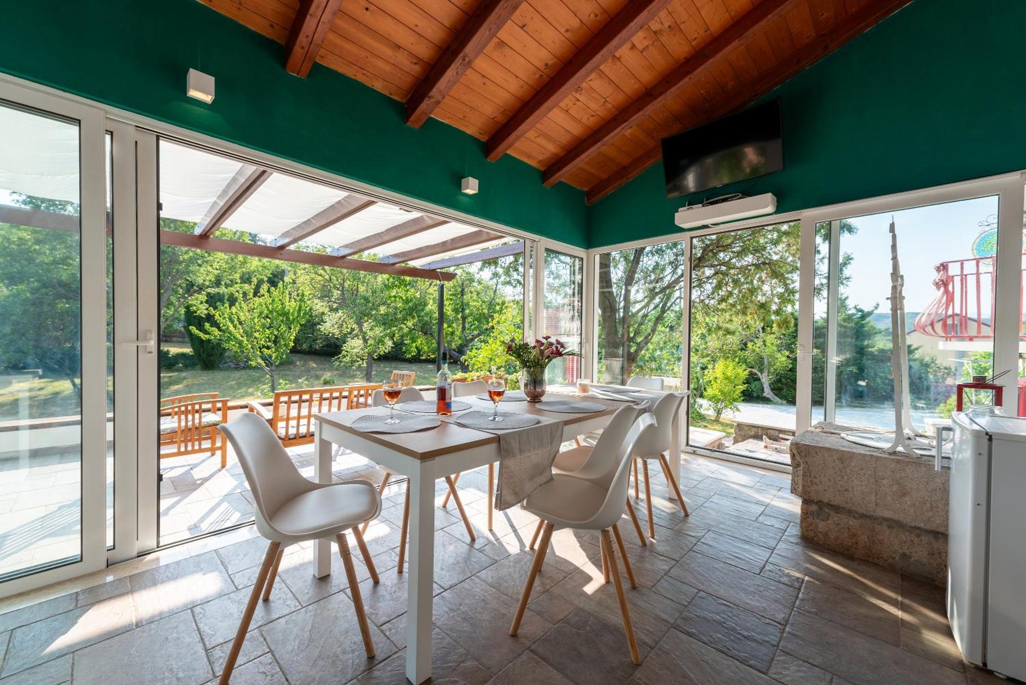 Garden Villa Hreljin ภายนอก รูปภาพ