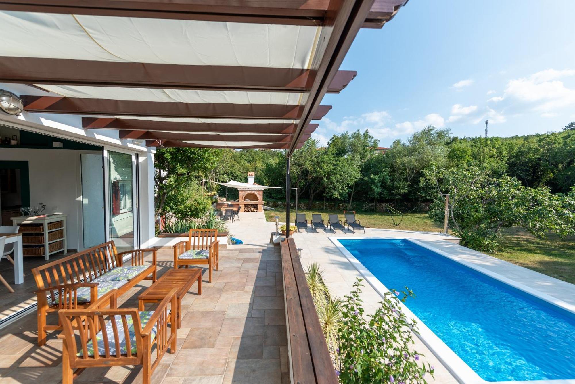 Garden Villa Hreljin ภายนอก รูปภาพ