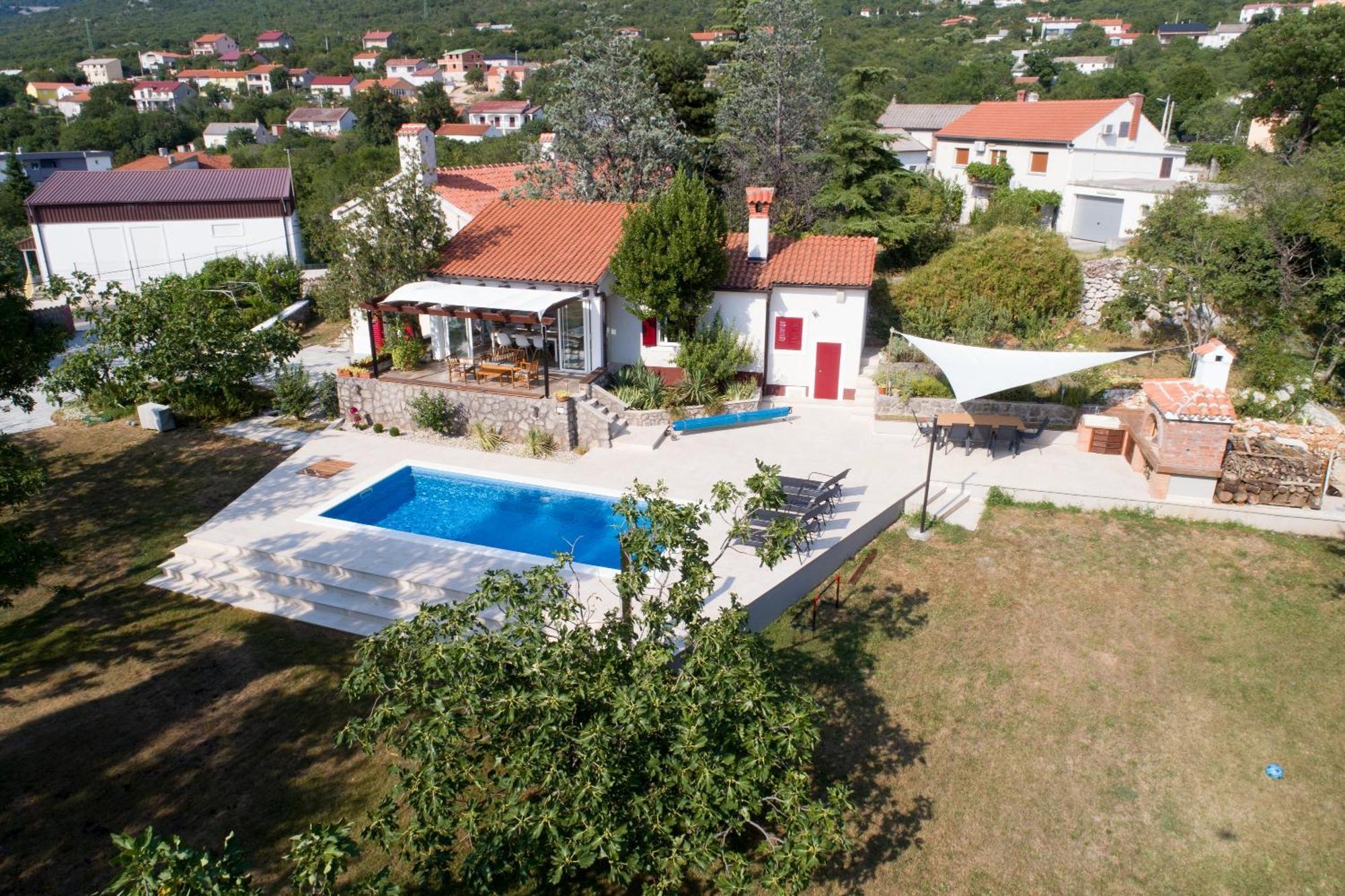 Garden Villa Hreljin ภายนอก รูปภาพ
