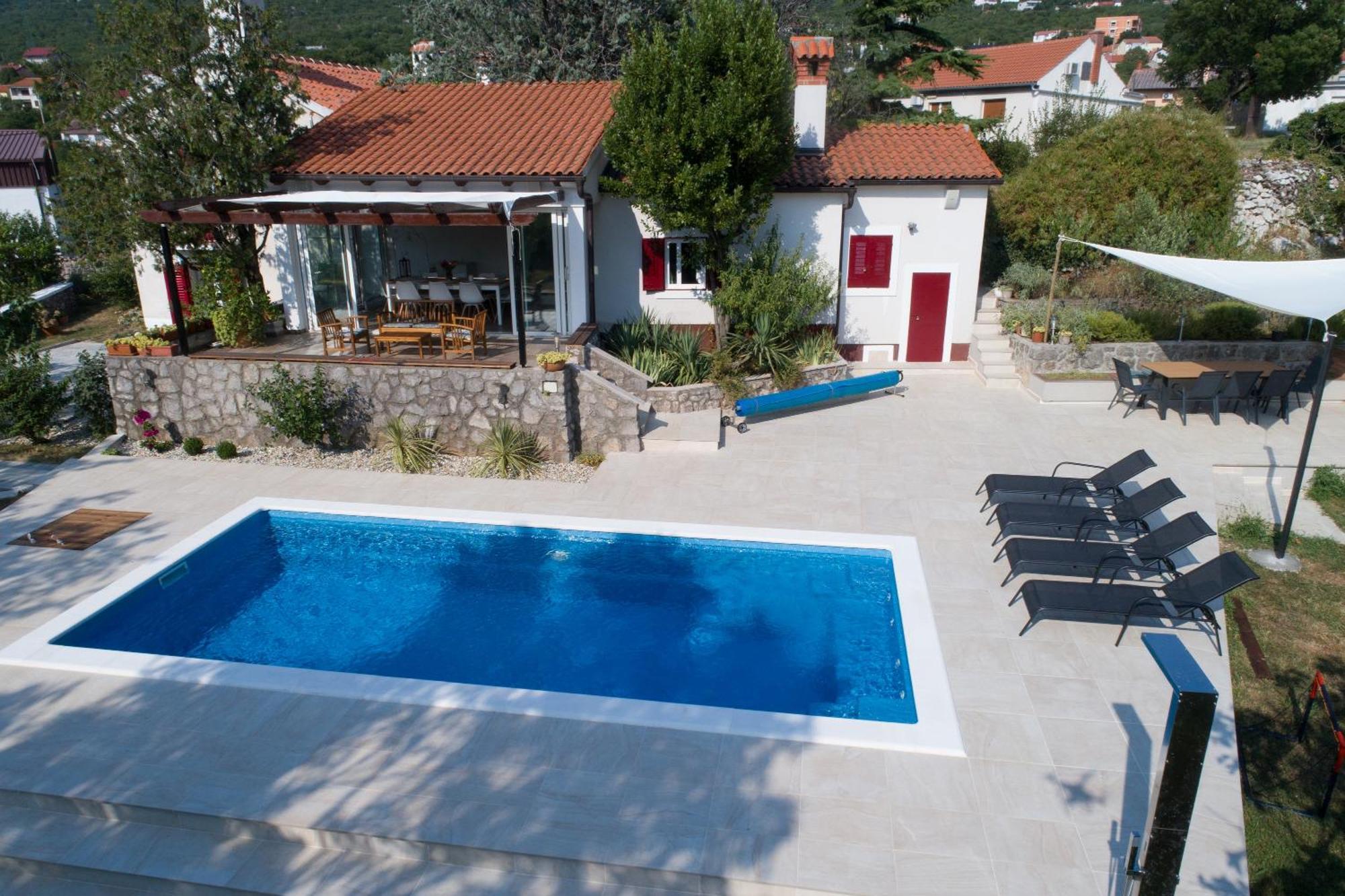 Garden Villa Hreljin ภายนอก รูปภาพ