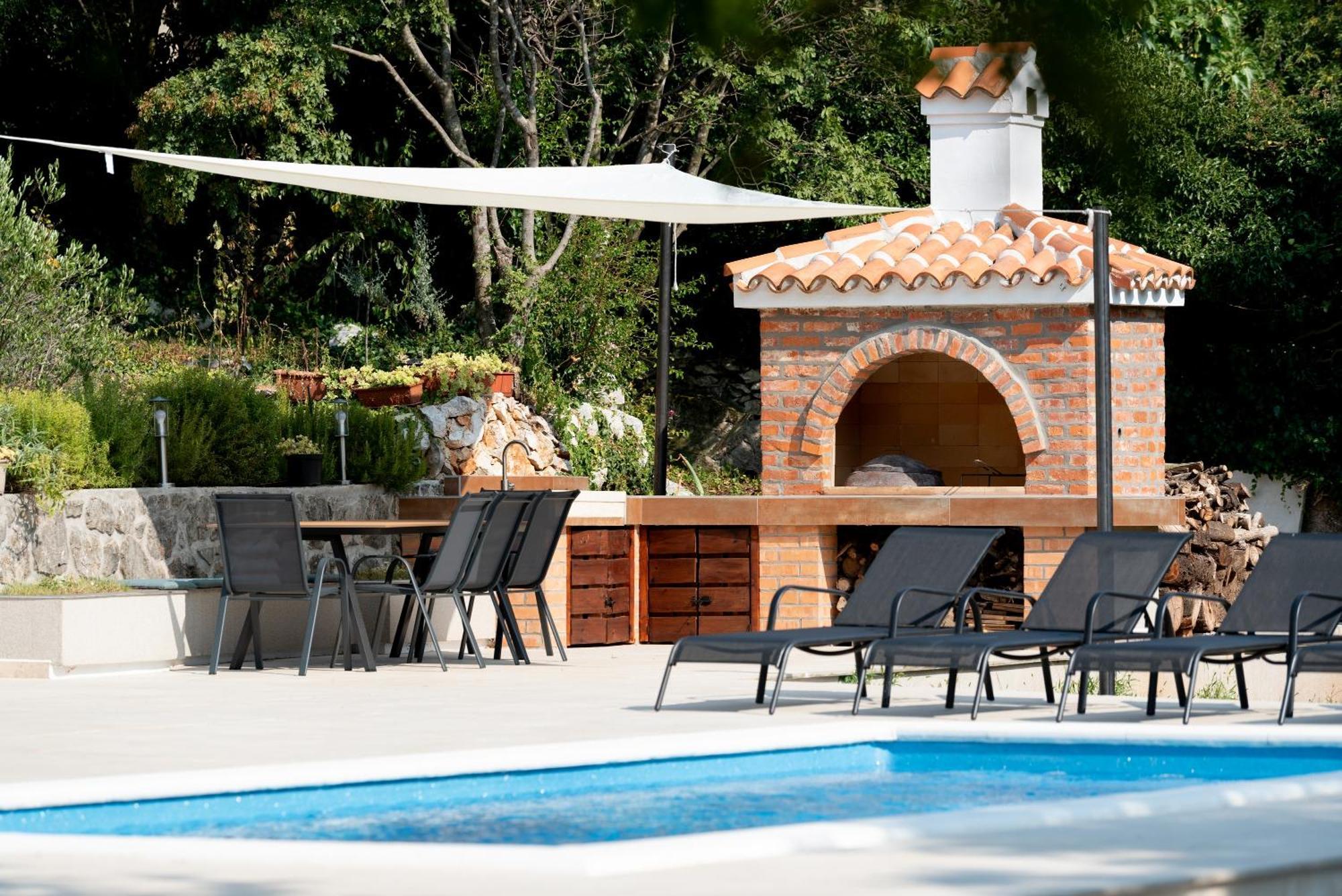 Garden Villa Hreljin ภายนอก รูปภาพ
